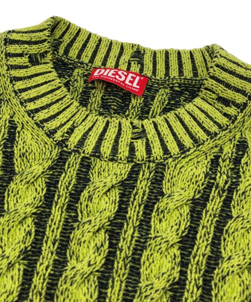 DIESEL（ディーゼル）DIESEL (ディーゼル) M-PANTESSE KNITWEAR イエロー サイズ:S 未使用品の古着・服飾アイテム