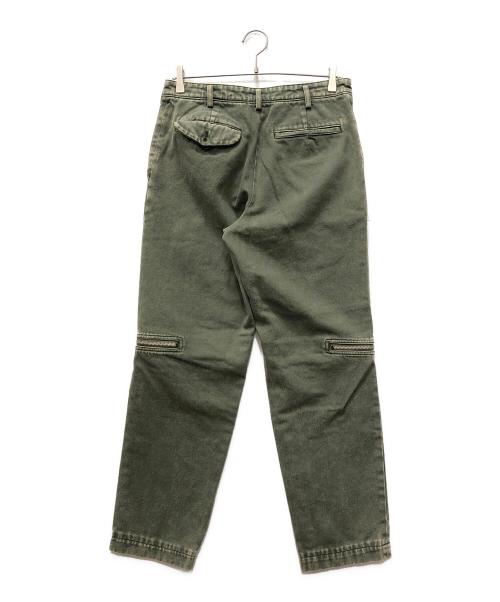 BLACK COMME des GARCONS（ブラックコムデギャルソン）BLACK COMME des GARCONS (ブラックコムデギャルソン) テーパードデニムパンツ グリーン サイズ:M 未使用品の古着・服飾アイテム