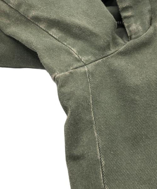 BLACK COMME des GARCONS（ブラックコムデギャルソン）BLACK COMME des GARCONS (ブラックコムデギャルソン) テーパードデニムパンツ グリーン サイズ:M 未使用品の古着・服飾アイテム