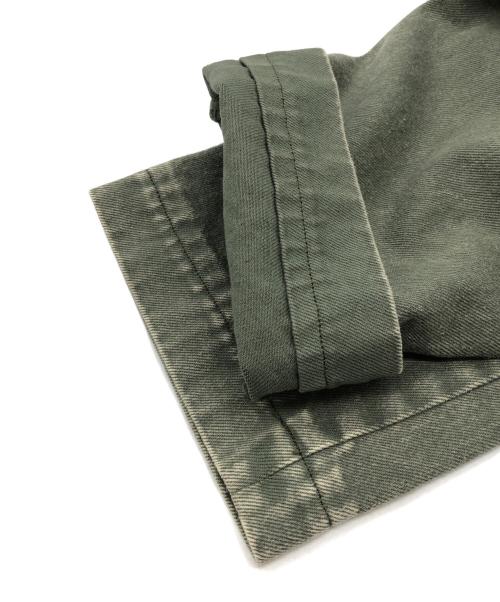 BLACK COMME des GARCONS（ブラックコムデギャルソン）BLACK COMME des GARCONS (ブラックコムデギャルソン) テーパードデニムパンツ グリーン サイズ:M 未使用品の古着・服飾アイテム