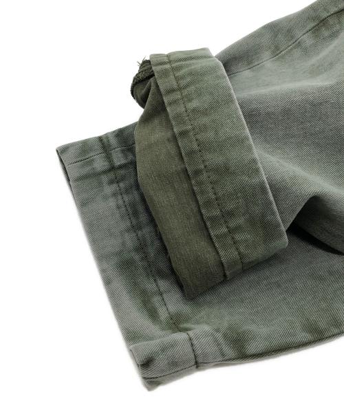 BLACK COMME des GARCONS（ブラックコムデギャルソン）BLACK COMME des GARCONS (ブラックコムデギャルソン) chemical wash trousers グリーン サイズ:Mの古着・服飾アイテム