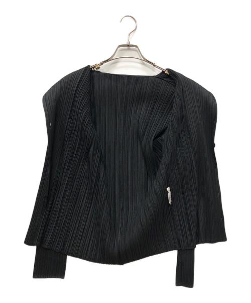 PLEATS PLEASE（プリーツプリーズ）PLEATS PLEASE (プリーツプリーズ) プリーツシャツ ブラック サイズ:3の古着・服飾アイテム