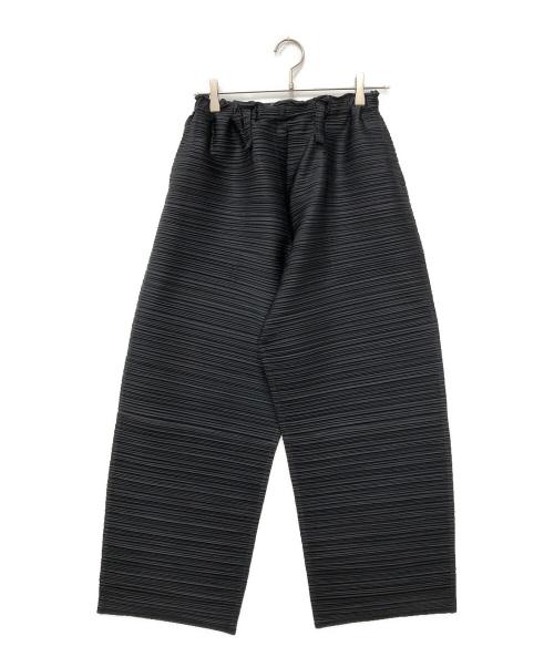 PLEATS PLEASE（プリーツプリーズ）PLEATS PLEASE (プリーツプリーズ) 横プリーツパンツ ブラック サイズ:3の古着・服飾アイテム