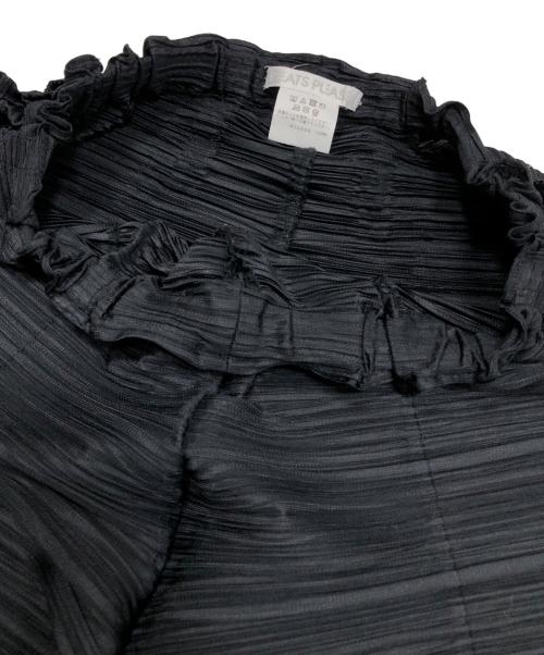 PLEATS PLEASE（プリーツプリーズ）PLEATS PLEASE (プリーツプリーズ) 横プリーツパンツ ブラック サイズ:3の古着・服飾アイテム
