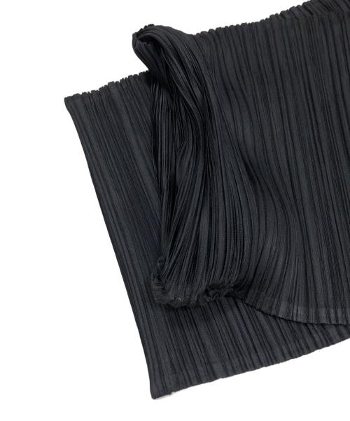 PLEATS PLEASE（プリーツプリーズ）PLEATS PLEASE (プリーツプリーズ) 横プリーツパンツ ブラック サイズ:3の古着・服飾アイテム