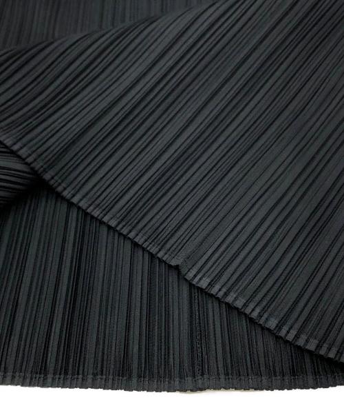 PLEATS PLEASE（プリーツプリーズ）PLEATS PLEASE (プリーツプリーズ) ハイネックプリーツカットソー ブラック サイズ:3の古着・服飾アイテム