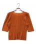 PLEATS PLEASE (プリーツプリーズ) プリーツカットソー オレンジ サイズ:3：11000円