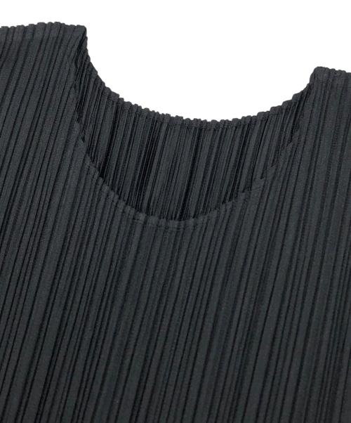PLEATS PLEASE（プリーツプリーズ）PLEATS PLEASE (プリーツプリーズ) プリーツカットソー ブラック サイズ:3の古着・服飾アイテム