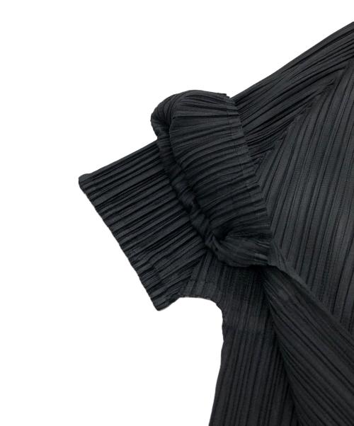PLEATS PLEASE（プリーツプリーズ）PLEATS PLEASE (プリーツプリーズ) プリーツカットソー ブラック サイズ:3の古着・服飾アイテム