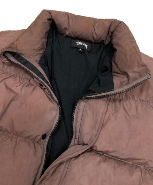 stussy（ステューシー）stussy (ステューシー) Ripstop Down Puffer JKT パープル サイズ:Sの古着・服飾アイテム