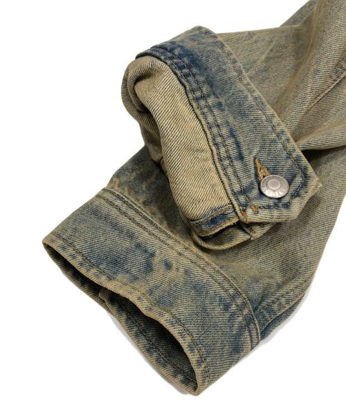 stussy（ステューシー）stussy (ステューシー) ZIP WORK JACKET DENIM 24SS ブルー サイズ:Sの古着・服飾アイテム