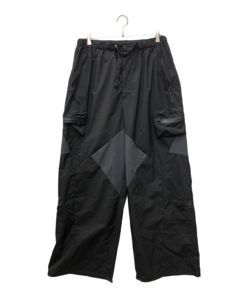 F/CE.（エフシーイー）F/CE. (エフシーイー) 2.5 LAYER PIN TUCK WIDE TROUSERS ブラック サイズ:Lの古着・服飾アイテム