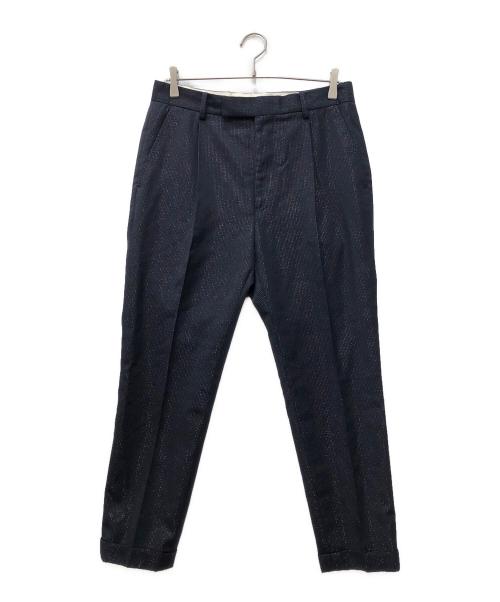 WACKO MARIA（ワコマリア）WACKO MARIA (ワコマリア) PLEATED TROUSERS ネイビー サイズ:Mの古着・服飾アイテム