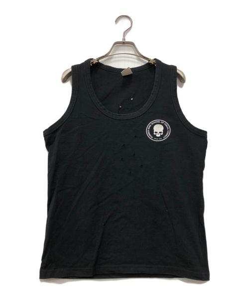 NUMBER (N)INE（ナンバーナイン）NUMBER (N)INE (ナンバーナイン) ノースリーブカットソー ブラック サイズ:3の古着・服飾アイテム