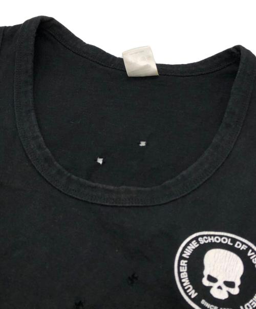 NUMBER (N)INE（ナンバーナイン）NUMBER (N)INE (ナンバーナイン) ノースリーブカットソー ブラック サイズ:3の古着・服飾アイテム