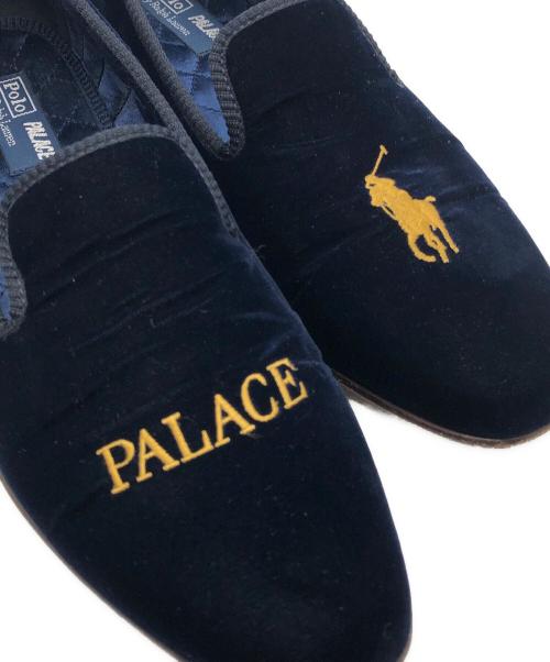 PALACE（パレス）PALACE (パレス) POLO RALPH LAUREN (ポロ・ラルフローレン) Formal Slipper ネイビー サイズ:9Dの古着・服飾アイテム