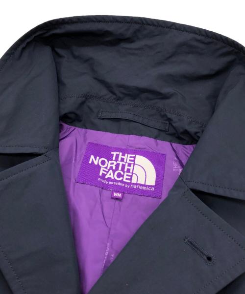 THE NORTHFACE PURPLELABEL（ザ・ノースフェイス パープルレーベル）THE NORTHFACE PURPLELABEL (ザ・ノースフェイス パープルレーベル) BEAMS BOY (ビームスボーイ) 別注ステンカラーコート ネイビー サイズ:Mの古着・服飾アイテム