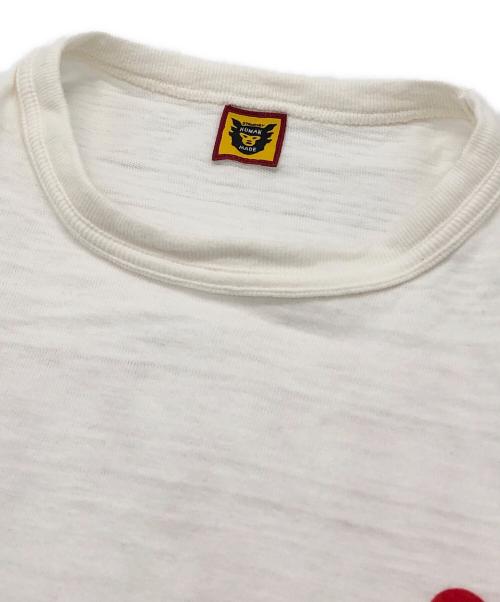 HUMAN MADE（ヒューマンメイド）HUMAN MADE (ヒューマンメイド) ハートロゴプリントTシャツ ホワイト サイズ:Lの古着・服飾アイテム
