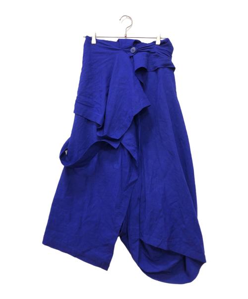 ISSEY MIYAKE（イッセイミヤケ）ISSEY MIYAKE (イッセイミヤケ) ENCLOTHE PANTS Trouser ブルー サイズ:2の古着・服飾アイテム