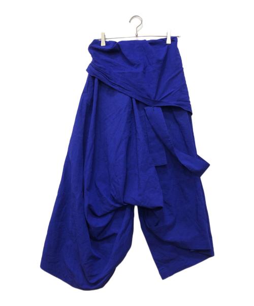 ISSEY MIYAKE（イッセイミヤケ）ISSEY MIYAKE (イッセイミヤケ) ENCLOTHE PANTS Trouser ブルー サイズ:2の古着・服飾アイテム