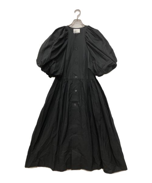 noir kei ninomiya（ノワール ケイ ニノミヤ）noir kei ninomiya (ノワール ケイ ニノミヤ) パフスリーブ ドレス ワンピース ブラック サイズ:Sの古着・服飾アイテム