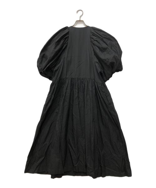 noir kei ninomiya（ノワール ケイ ニノミヤ）noir kei ninomiya (ノワール ケイ ニノミヤ) パフスリーブ ドレス ワンピース ブラック サイズ:Sの古着・服飾アイテム