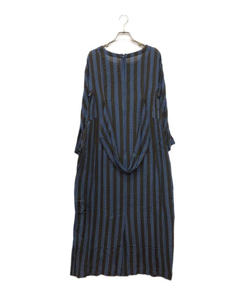 COMME des GARCONS COMME des GARCONS（コムデギャルソン コムデギャルソン）COMME des GARCONS COMME des GARCONS (コムデギャルソン コムデギャルソン) 総柄ドットブラウスワンピース ブルー サイズ:Sの古着・服飾アイテム