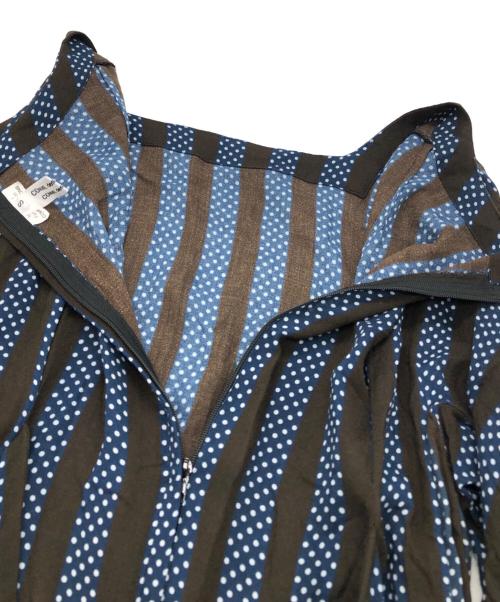 COMME des GARCONS COMME des GARCONS（コムデギャルソン コムデギャルソン）COMME des GARCONS COMME des GARCONS (コムデギャルソン コムデギャルソン) 総柄ドットブラウスワンピース ブルー サイズ:Sの古着・服飾アイテム