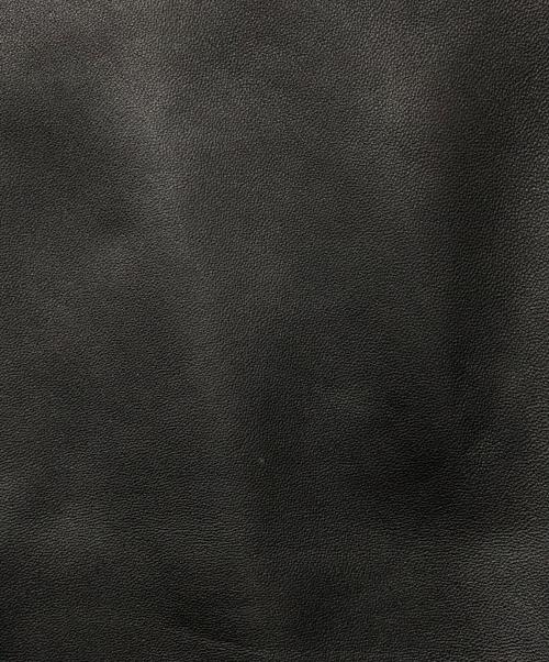 EMMETI（エンメティ）EMMETI (エンメティ) ラムレザーシングルジャケット ブラック サイズ:46の古着・服飾アイテム