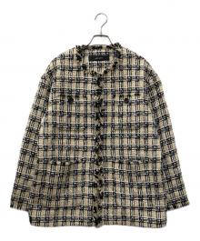 JOURNAL STANDARD（ジャーナルスタンダード）の古着「ツイードジャケット」｜イエロー