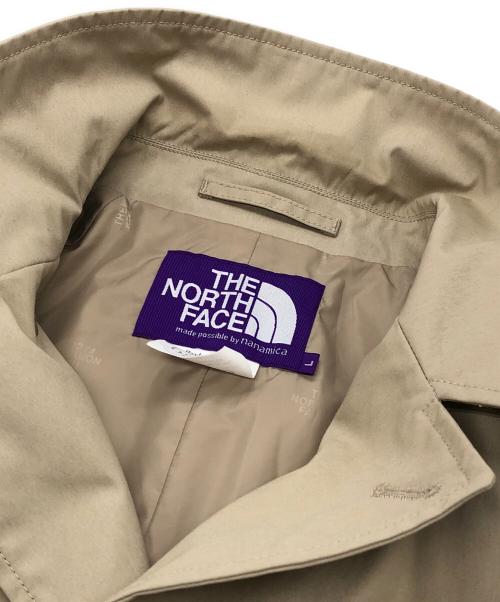 THE NORTHFACE PURPLELABEL（ザ・ノースフェイス パープルレーベル）THE NORTHFACE PURPLELABEL (ザ・ノースフェイス パープルレーベル) ステンカラーコート ベージュ サイズ:Lの古着・服飾アイテム