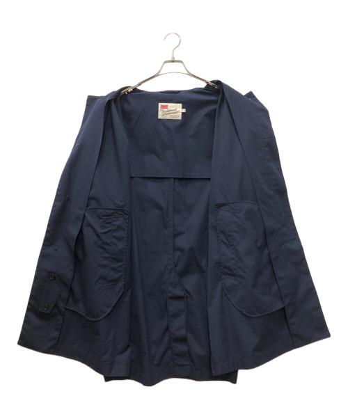 Traditional Weatherwear（トラディショナルウェザーウェア）Traditional Weatherwear (トラディショナルウェザーウェア) ステンカラーコート ネイビー サイズ:40の古着・服飾アイテム