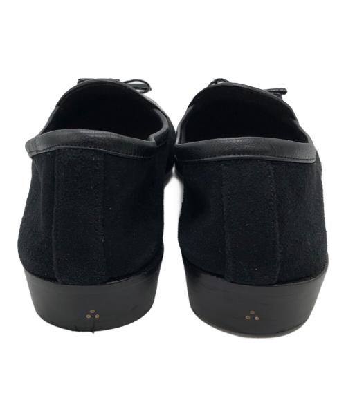 BAUDOIN & LANGE（ボードイン アンド ランジ）BAUDOIN & LANGE (ボードイン アンド ランジ) EDIFICE (エディフィス) リボンタッセルローファー ブラック サイズ:39の古着・服飾アイテム