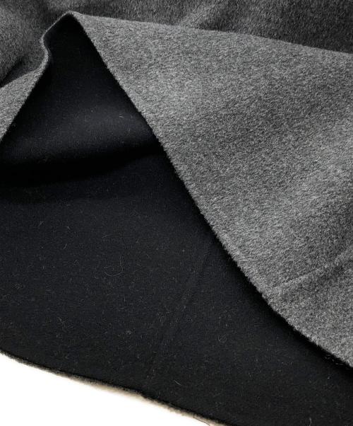 DRAWER（ドゥロワー）Drawer (ドゥロワー) ウール リバー Vネック ノースリーブ ワンピース グレー サイズ:38の古着・服飾アイテム