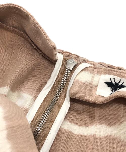 Christian Dior（クリスチャン ディオール）Christian Dior (クリスチャン ディオール) タイダイ柄スカート ベージュ サイズ:44の古着・服飾アイテム