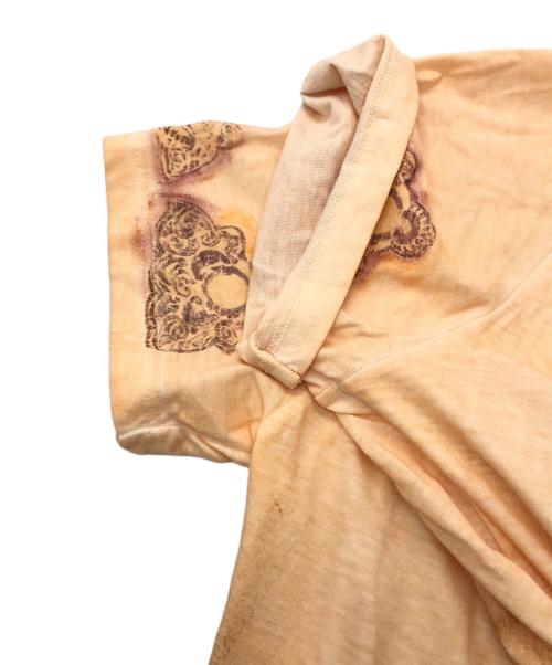 Christian Dior（クリスチャン ディオール）Christian Dior (クリスチャン ディオール) Camiseta Tie Dye fuego ベージュ サイズ:Mの古着・服飾アイテム