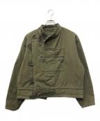 CRAFTSMANSHIPクラフトマンシップ）の古着「モーターサイクルジャケット」｜オリーブ