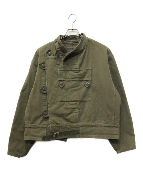 CRAFTSMANSHIP（クラフトマンシップ）CRAFTSMANSHIP (クラフトマンシップ) モーターサイクルジャケット オリーブ サイズ:Lの古着・服飾アイテム
