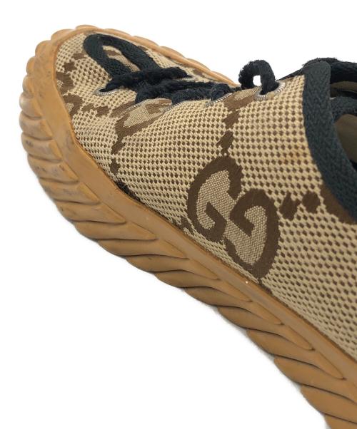 GUCCI（グッチ）GUCCI (グッチ) ローカットスニーカー ベージュ サイズ:7の古着・服飾アイテム