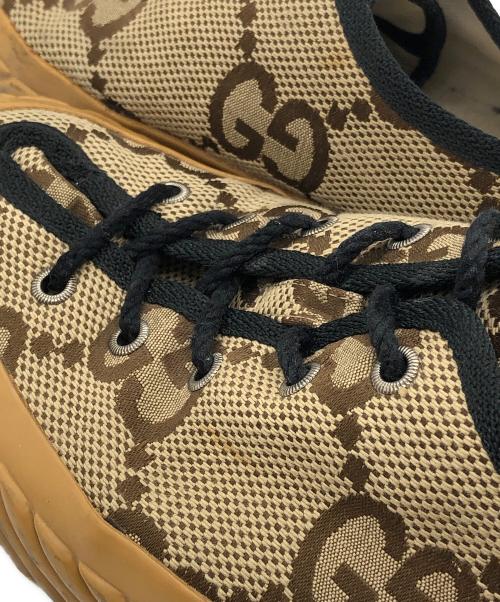 GUCCI（グッチ）GUCCI (グッチ) ローカットスニーカー ベージュ サイズ:7の古着・服飾アイテム