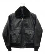 bahronバーホン）の古着「G-1レザージャケット」｜ブラック