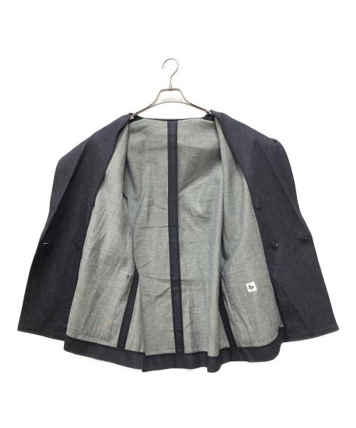 SO（ソウ）SO (ソウ) デニムダブルジャケット インディゴ サイズ:Lの古着・服飾アイテム