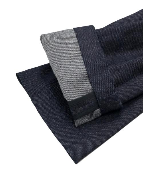 SO（ソウ）SO (ソウ) デニムダブルジャケット インディゴ サイズ:Lの古着・服飾アイテム