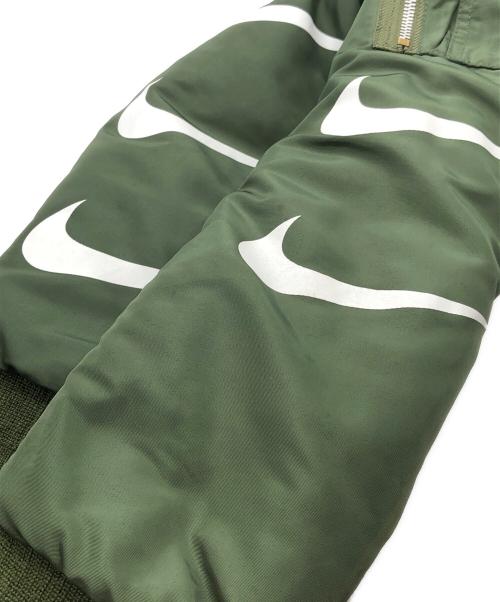 NIKE（ナイキ）NIKE (ナイキ) ALPHA (アルファ) MA-1ジャケット グリーン サイズ:Sの古着・服飾アイテム