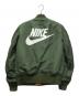 NIKE (ナイキ) ALPHA (アルファ) MA-1ジャケット グリーン サイズ:S：14000円
