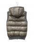 MONCLER (モンクレール) ダウンベスト グレー×ベージュ サイズ:L：40000円
