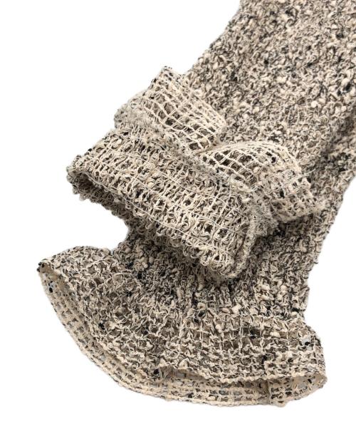 CLANE（クラネ）CLANE (クラネ) MIX MESH GATHER SHIRT ベージュ サイズ:2の古着・服飾アイテム