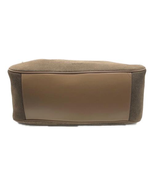 ELBATEGEV（エルバテゲブ）ELBATEGEV (エルバテゲブ) Plaque Hobo Bag Suede ブラウン サイズ:下記参照の古着・服飾アイテム