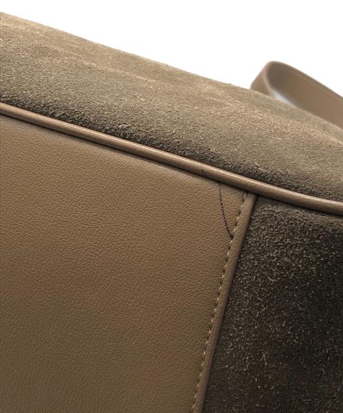 ELBATEGEV（エルバテゲブ）ELBATEGEV (エルバテゲブ) Plaque Hobo Bag Suede ブラウン サイズ:下記参照の古着・服飾アイテム