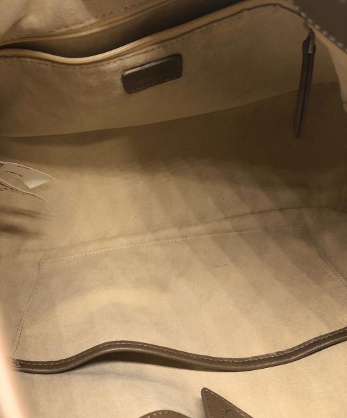 ELBATEGEV（エルバテゲブ）ELBATEGEV (エルバテゲブ) Plaque Hobo Bag Suede ブラウン サイズ:下記参照の古着・服飾アイテム